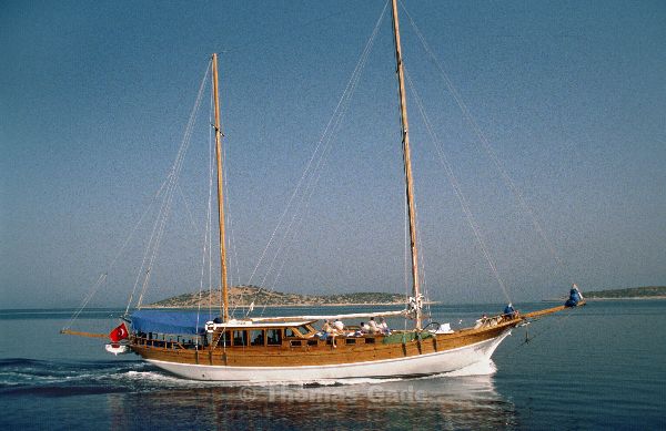 1989. Türkei. Segelschiff