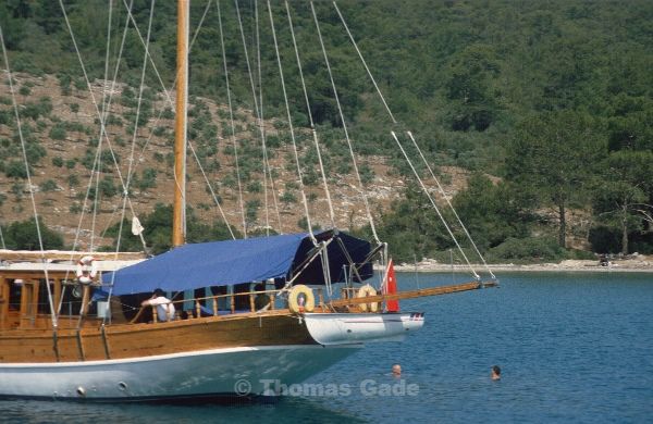 Reise auf dem Segelschiff