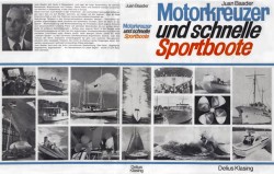 Motorkreuzer und schnelle Sportboote von Juan Baader