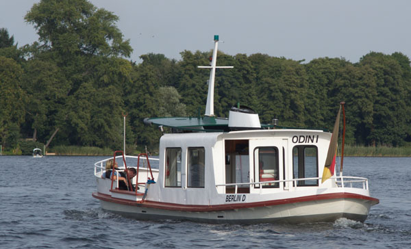 Odin I auf der Havel vor Valentinswerder