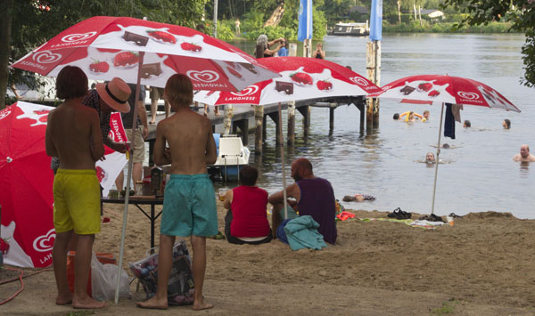 Getränkestand am Strand